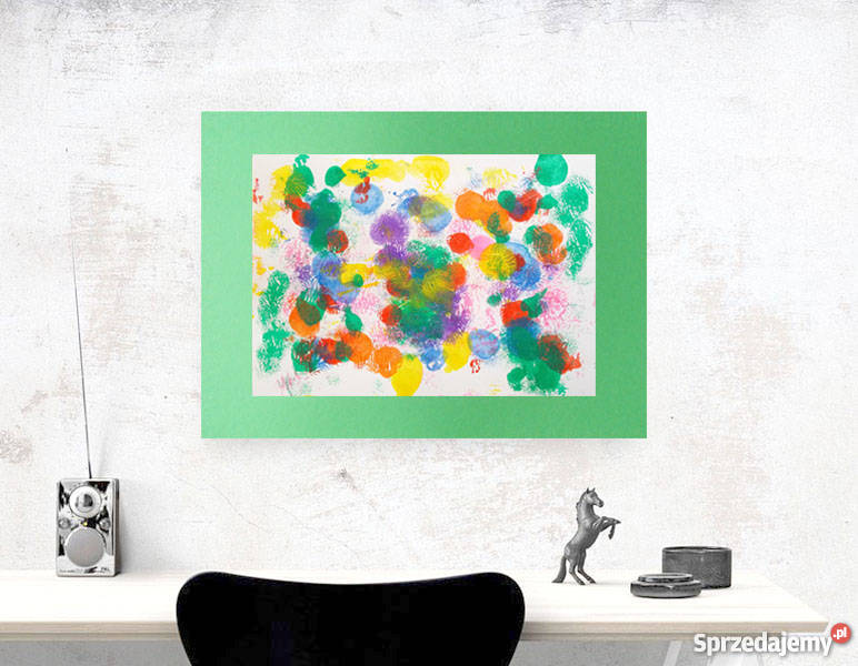 ładna dekoracja na ścianę kolory obraz Łódź