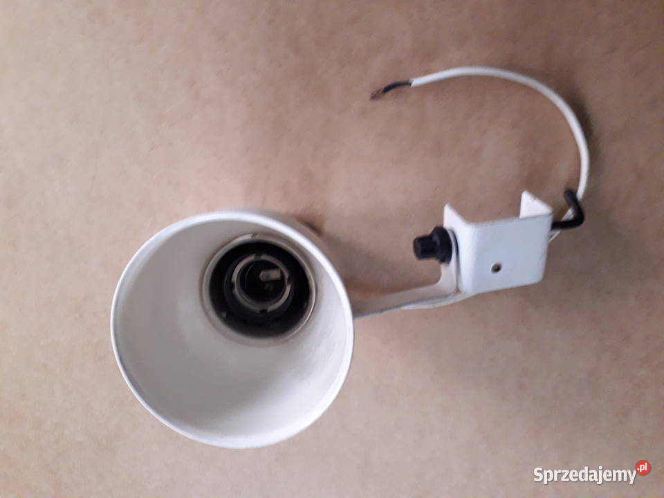 Reflektorek blaszany biały ruchomy uchwyt Kraków sprzedam