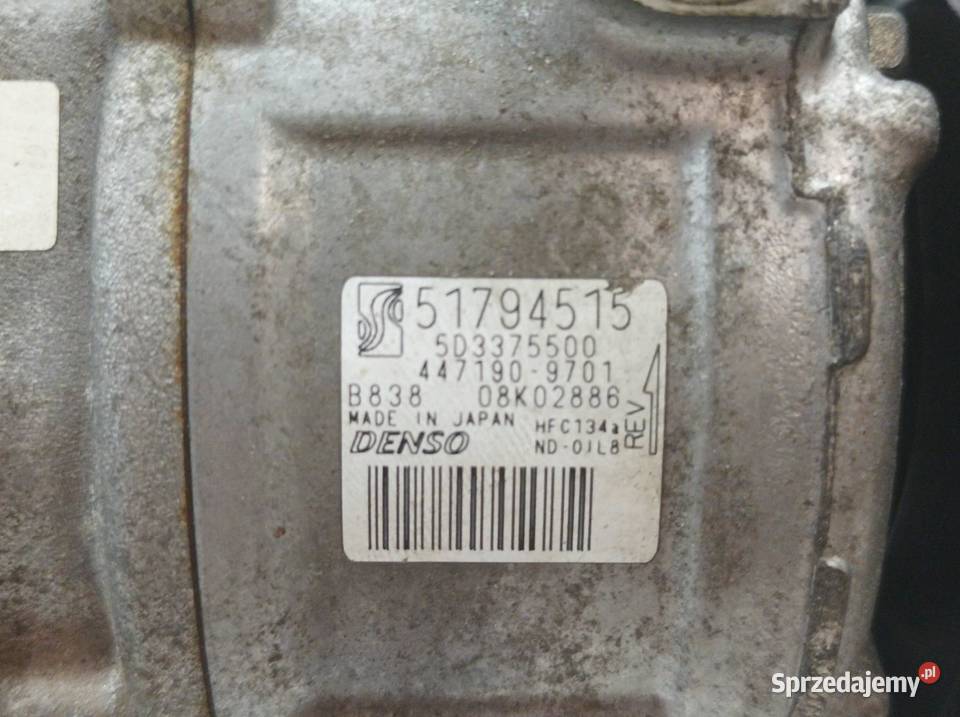 SPRĘŻARKA KLIMATYZACJI 51794515 14 TJET Alfa świętokrzyskie