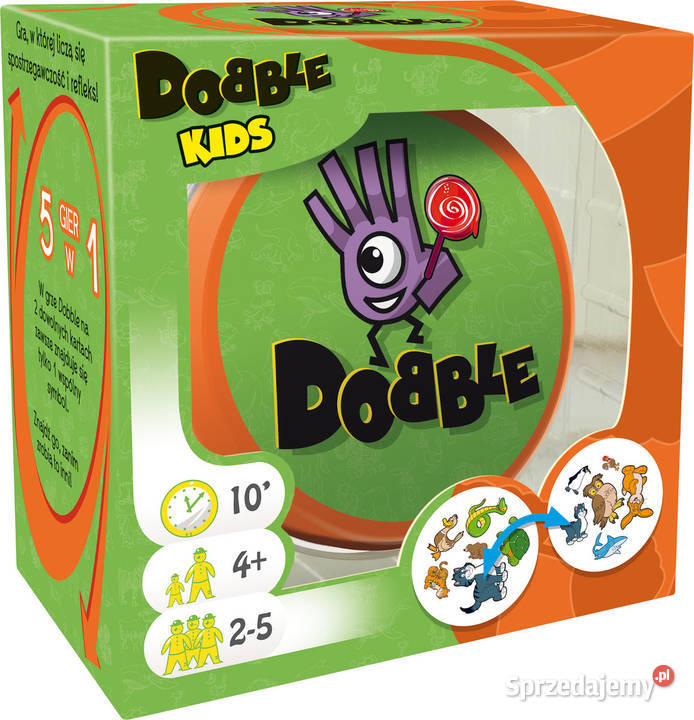 DOBBLE Kids karty dzieci gra karciana rodzinna karciane Częstochowa sprzedam
