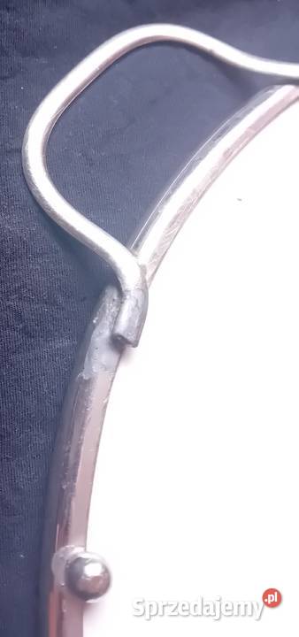 Fajansowa petera art deco w metalowym okuciu wielkopolskie Koźminek sprzedam