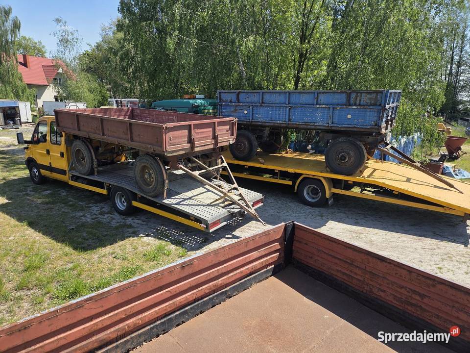 Przyczepa rolnicza Sanok Autosan D46A 45 tony nieuszkodzony Złoczew