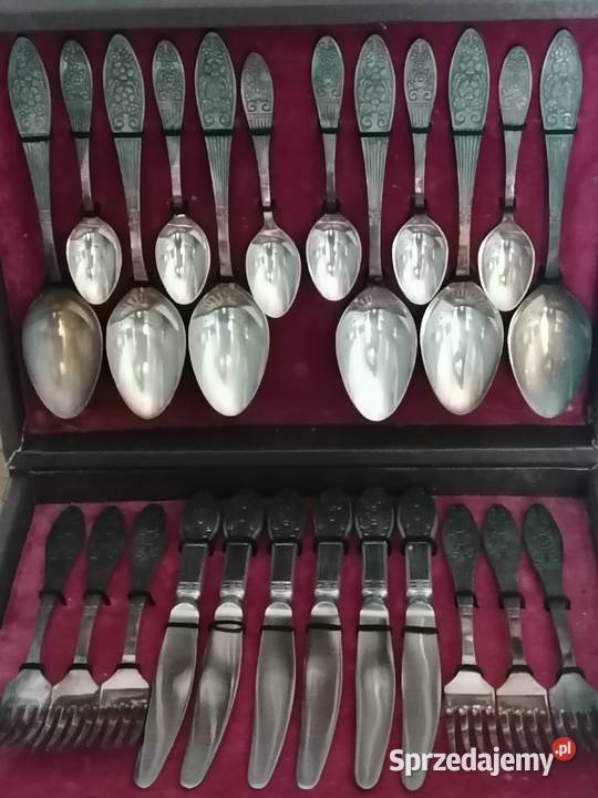 Komplet sztućców obiadowych Hepx że stali