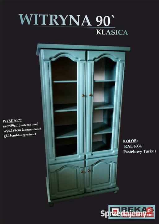 NOWA Stylowa Komoda Kolor Pastelowy TURKUS sprzedam