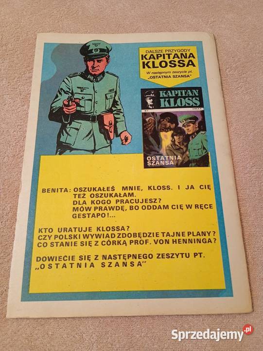 Kapitan Kloss 2 Wsypa Pierwsze wydanie