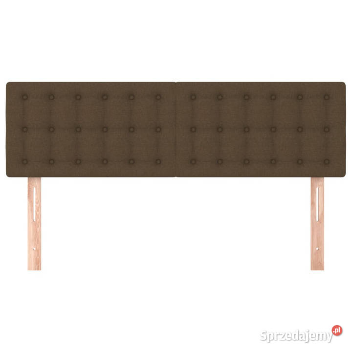 Zagłówki do łóżka 2 ciemnobrązowe 72x5x7888 mazowieckie