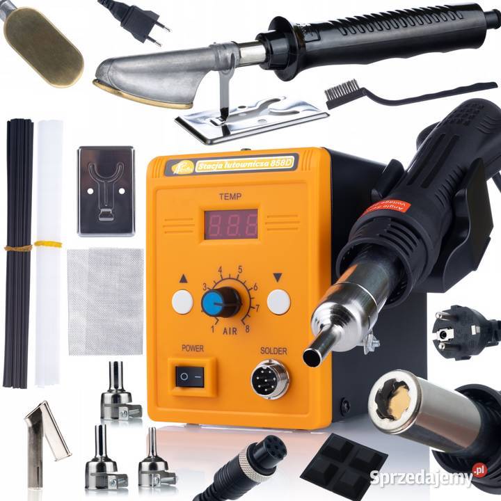 Stacja Lutownicza HotAir Rosfix 858D 700W 3 Ludźmierz