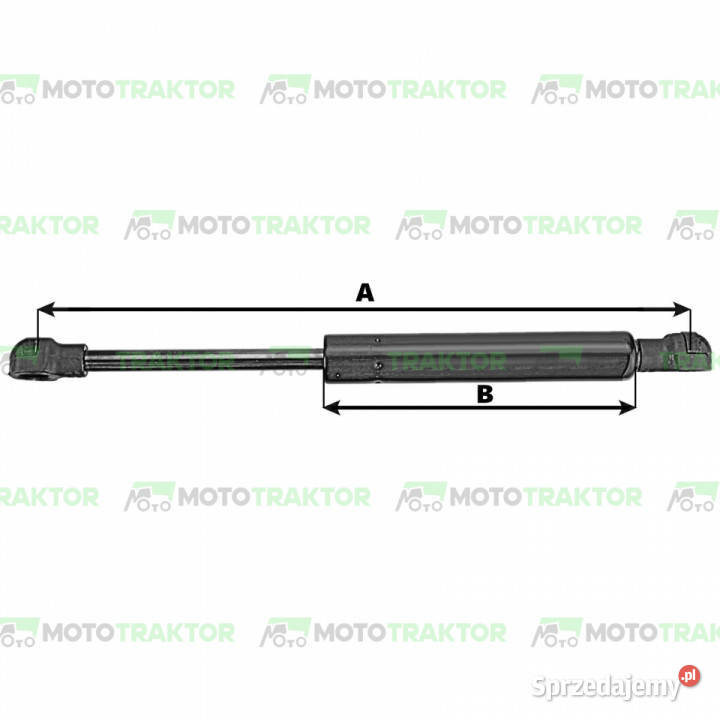SIŁOWNIK GAZOWY DRZWI JOHN DEERE AL110629 Części zamienne kujawsko-pomorskie Łążynek