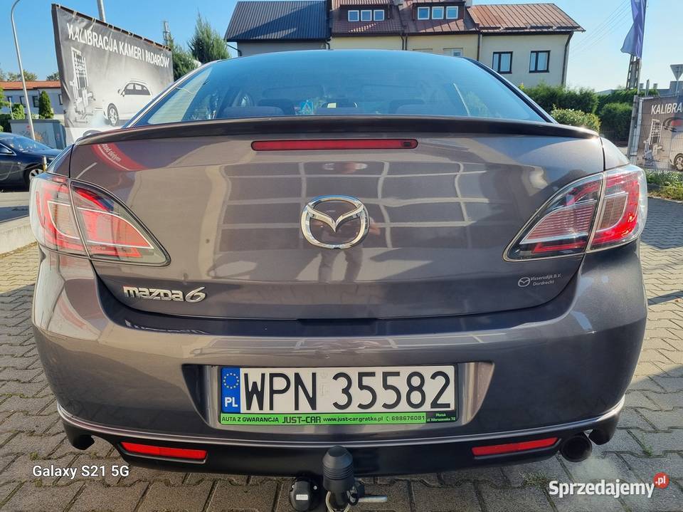 Mazda 6 II 18 120 alufelgi climatronic super światła przeciwmgielne Płońsk sprzedam