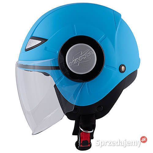 DZIECIĘCY KASK OTWARTY JET NIEBIESKI BIAŁY S M L Mrągowo sprzedam
