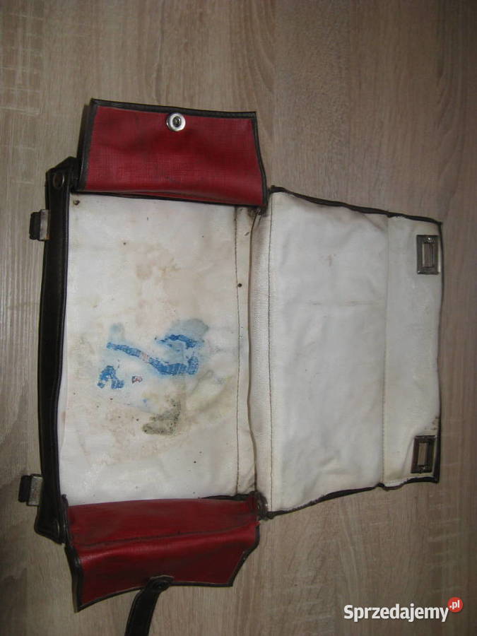 apteczka samochodowa zabytkowa kompletna Ostrołęka