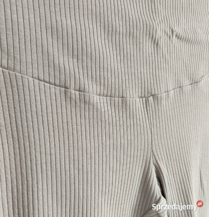 Prążkowane kolarki ciążowe Kappahl khaki2XL Plus Szczecin sprzedam