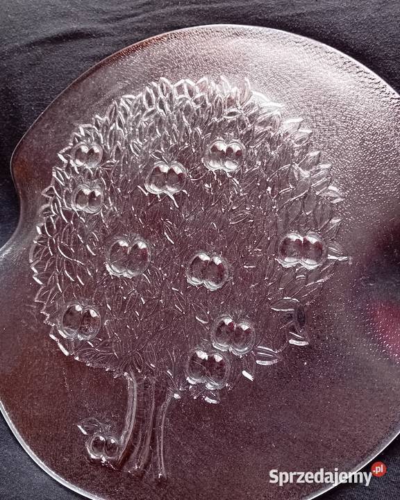 Patera Jabłoń Kosta Boda lata 70e XX w Autorka Koźminek