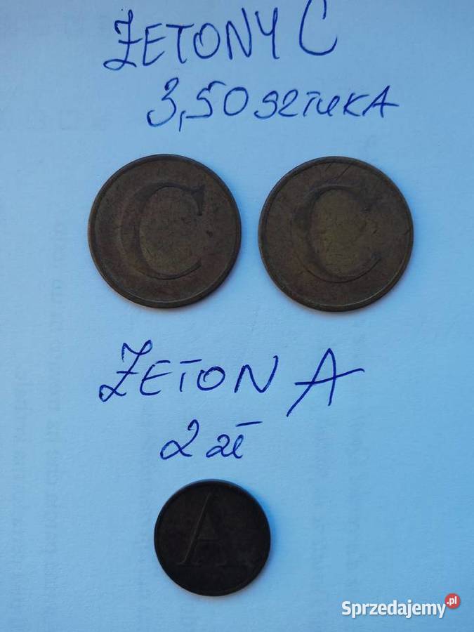 Monety 1 i 5 PRL ŻETONY TELEFONICZNE AC Szczecinek sprzedam