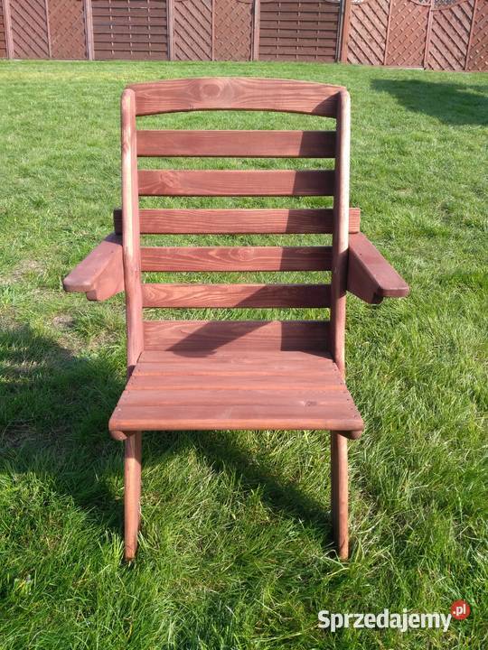 Krzesło ogrodowe drewniane składane typ X Kalety