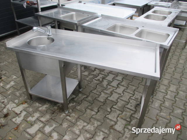 Zlew Gastronomiczny Z Blatem Roboczym I Półką Ostrów Wielkopolski
