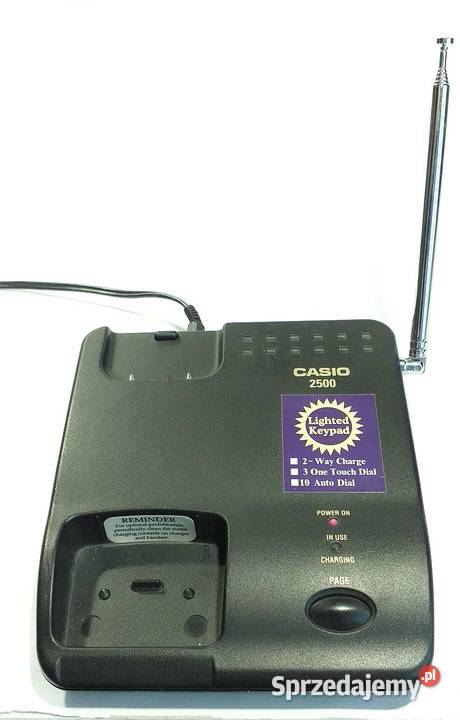 Stacjonarny telefon bezprzewodowy Casio 2500 Bydgoszcz