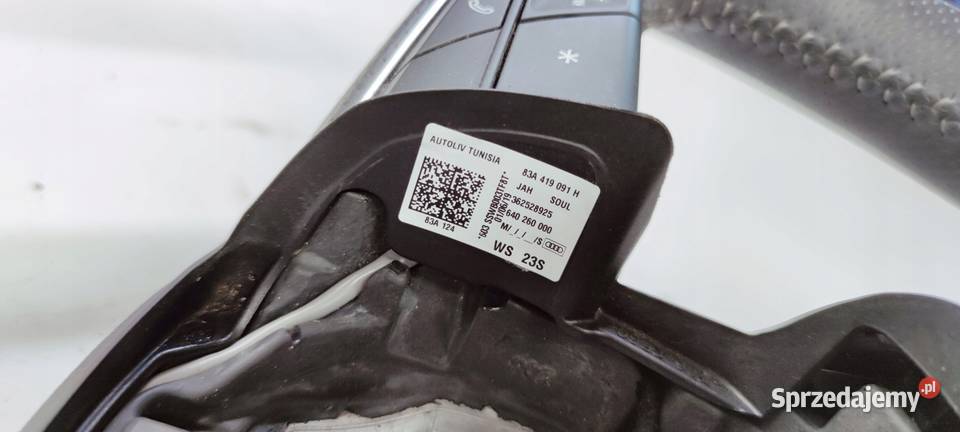 KIEROWNICA SKÓRA S LINE AUDI Q3 83A419091H JAH osobowe śląskie