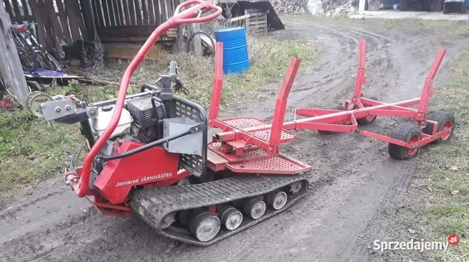 Jansered żelazny koń zrywka drewna Krzyż Wielkopolski