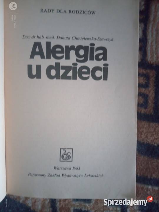 Sprzedam książkę alergia u dzieci doc Dr Jan D Bukowno