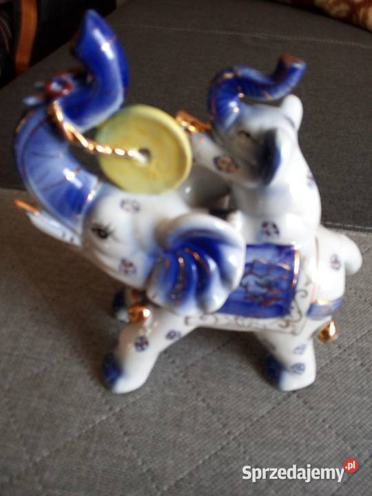 piękny porcelanowy słoń Częstochowa