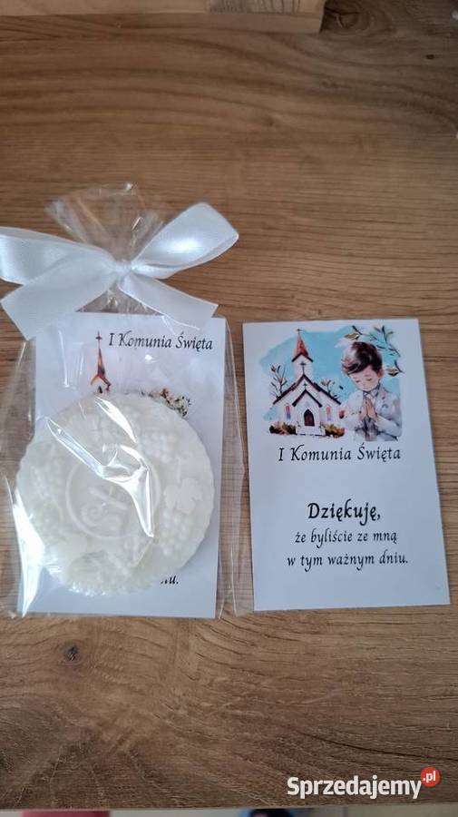 Podziękowania komunijne wielkopolskie Skic