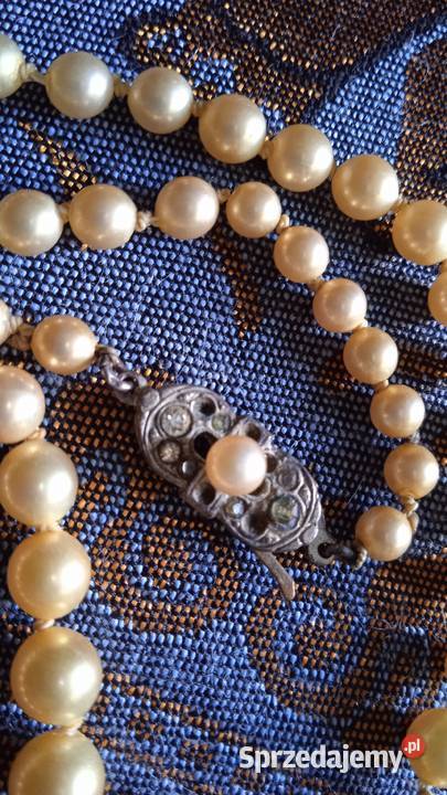 WIEKOWE DOJRZAŁE HERBACIANE PERŁY W NASZYJNIKU Piła