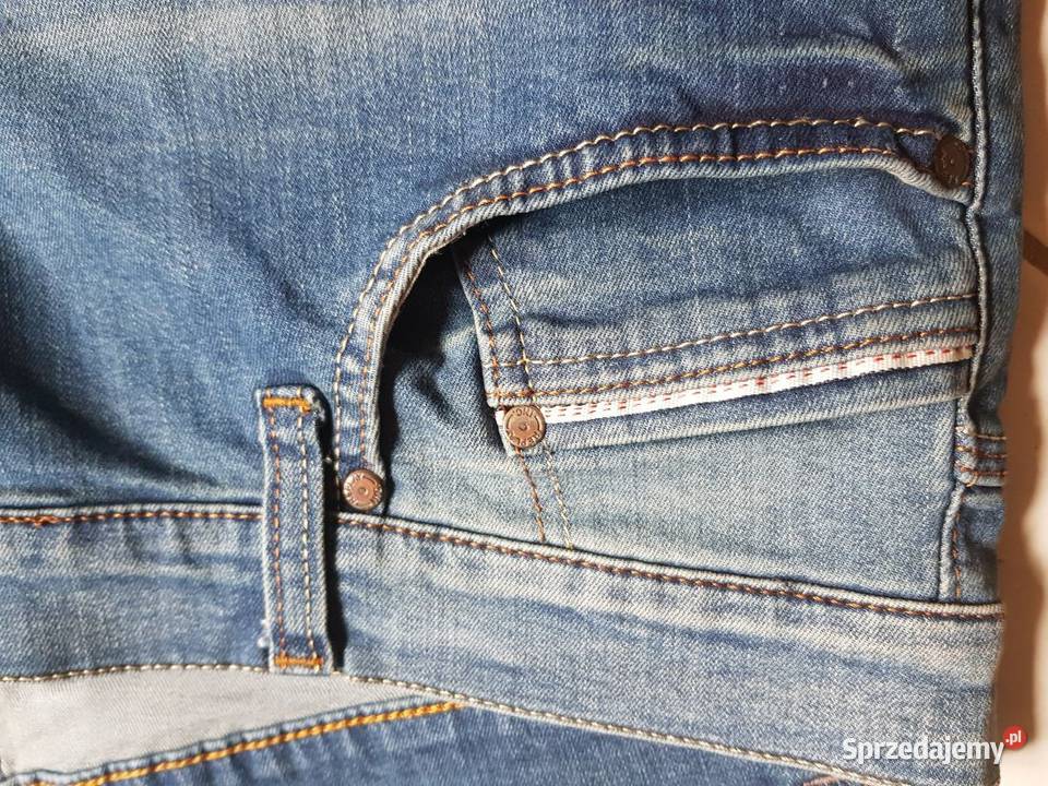 Spodnie jeansowe męskie Replay zapinane na