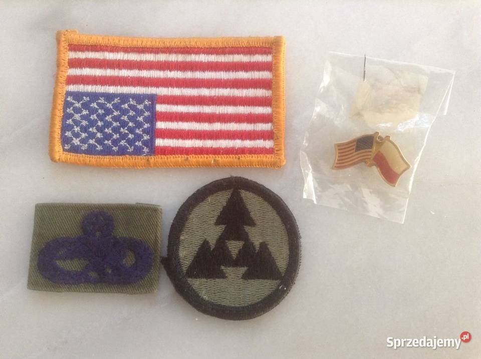 Zestaw naszywek i dopinka US ARMY Opole