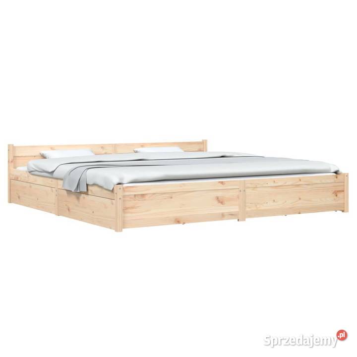 vidaXL Rama łóżka z szufladami 180x200 Warszawa