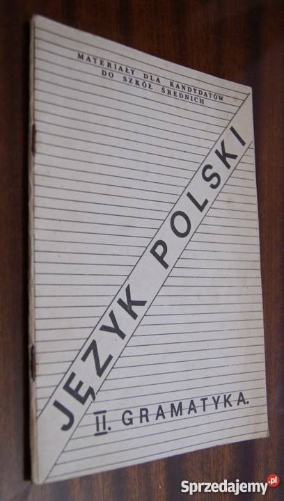 Język polski Gramatyka testy i pytania szkoła ponadgimnazjalna lubelskie