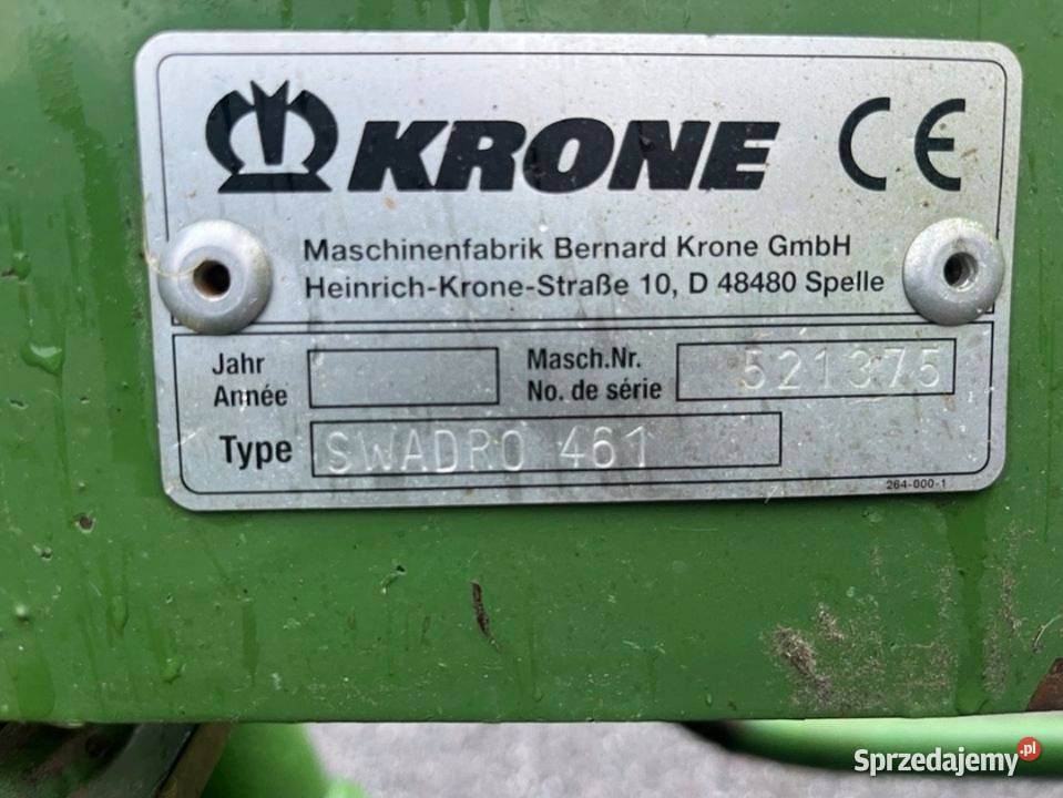 Zgrabiarka Krone 46m małopolskie Myślenice