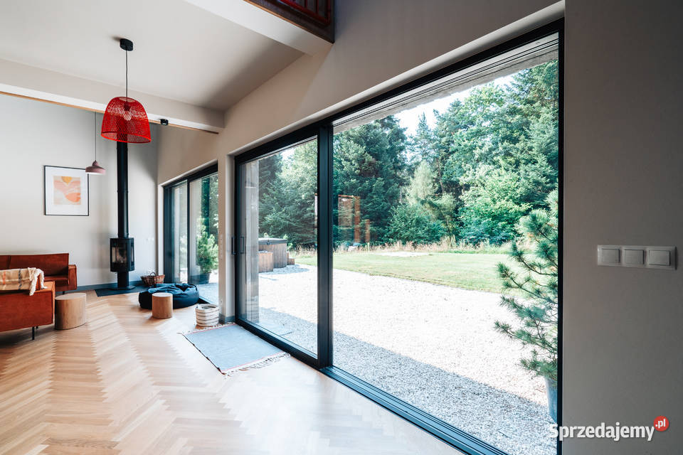 Drzwi aluminiowe przesuwne HS Schuco design line Nowy Sącz