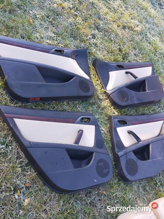 Peugeot 407 wnętrze komplet bananowe skóry sprzedam