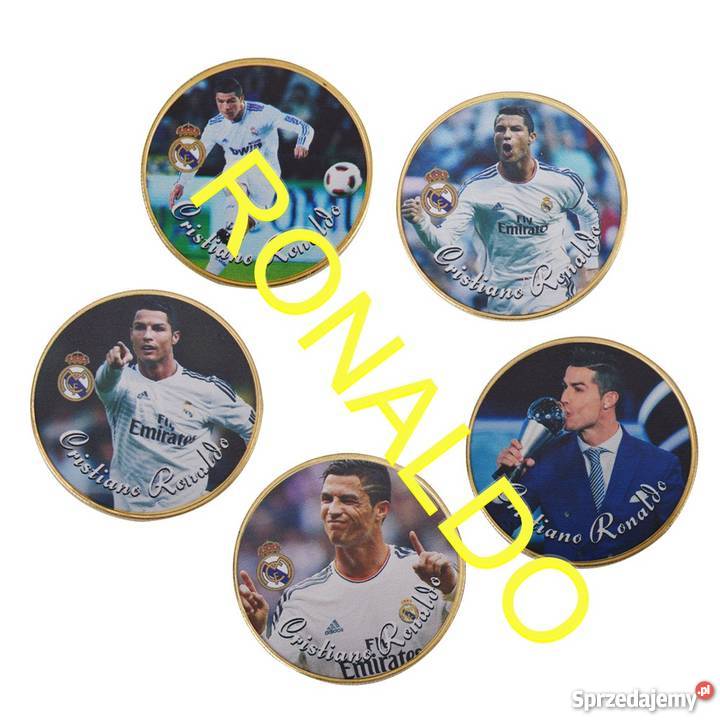 Cristiano Ronaldo Złoto 24 karat Kapsel NOWA Sosnowiec