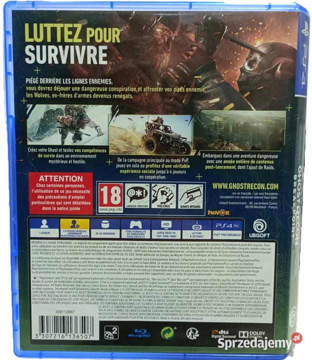 Gra 4 tom clnacys ghost recon breakpoint warmińsko-mazurskie