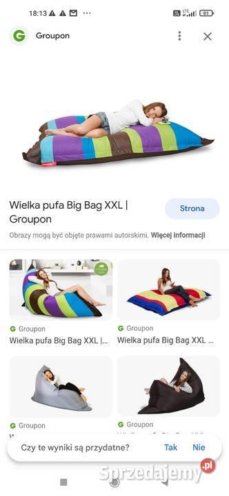 Wielka Pufa Big Bag XXL Wrocław