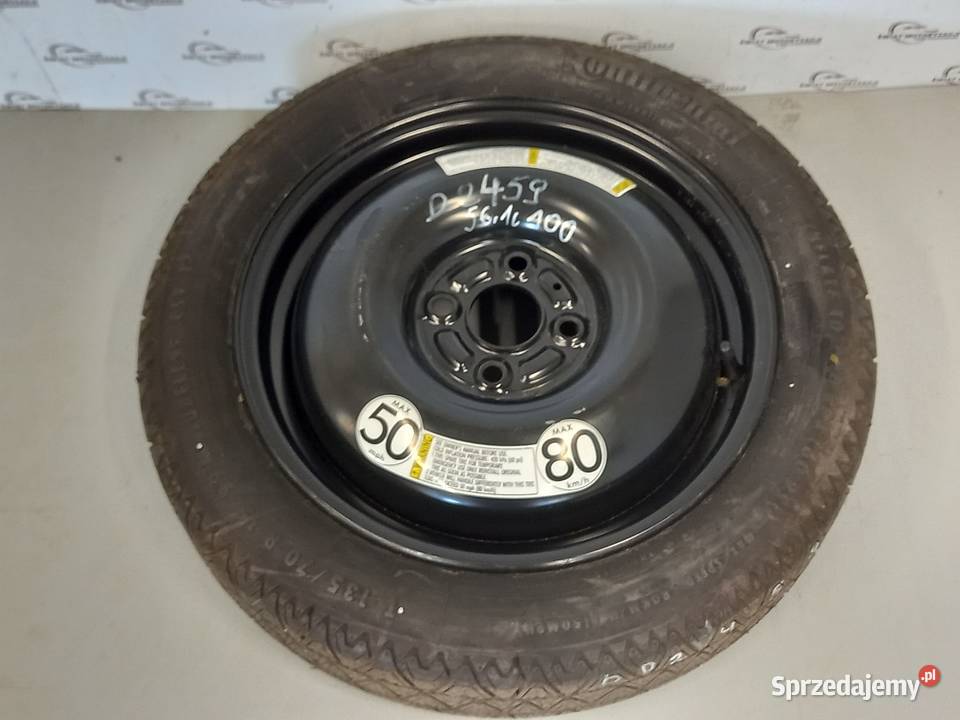 KOŁO DOJAZDOWE ZAPAS 13570 R15 ET45 KIA RIO III Koła dojazdowe świętokrzyskie Kielce