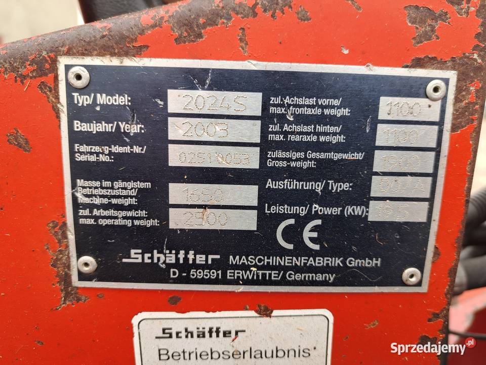 Miniładowarka przegubowa SCHAFFER 2024 weidemann Maszyny rolnicze wielkopolskie Kłodawa