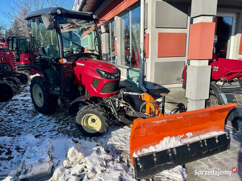 Ciągnik YANMAR SA424 26 4x4 DEMO Kabina TUZ Pług Łódź