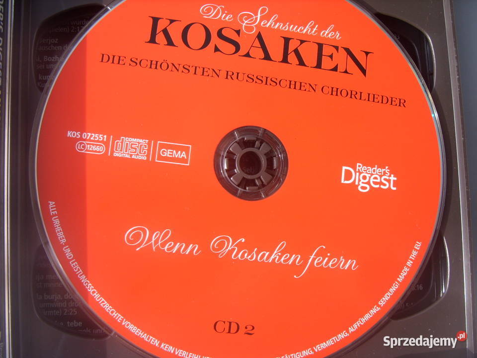 Pop CD DIE SEHNSUCHT DER KOSAKEN 5 CD2011 pop