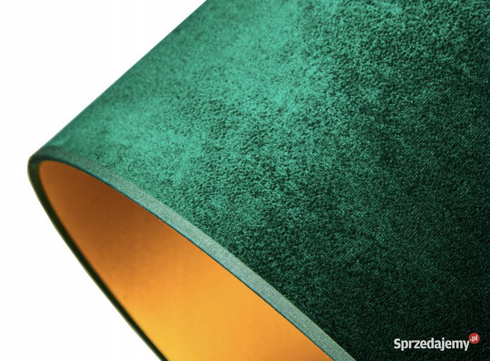 LAMPKA NOCNA BIURKOWA ZŁOTA ABAŻUR LOFT zielona podlaskie Choroszcz