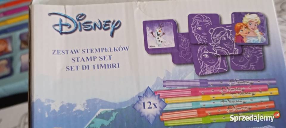 zestawy kreatywne 2 sztuk komplet stemple pisaki wielkopolskie