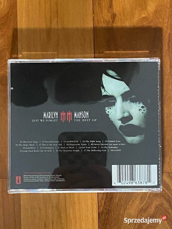 Marilyn Manson Lest We Forget The Best Of CD sprzedam