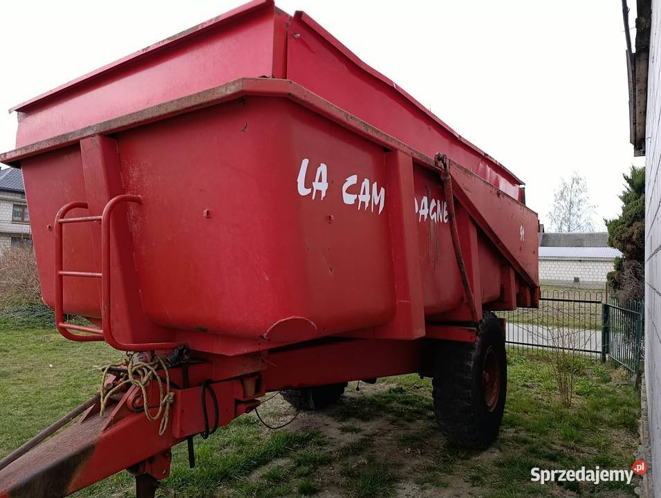 Przyczepa skorupową 9t zarejestrowana z własną nieuszkodzony Kożuszki