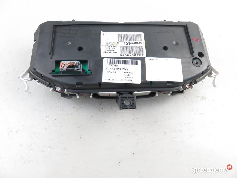 LICZNIK MEGANE II 15 dCi 8200720321K 8200720321 Liczniki i zegary małopolskie