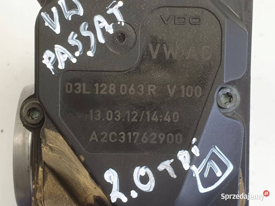 VW Passat B8 20 TDI PRZEPUSTNICA A2C31762900 osobowe