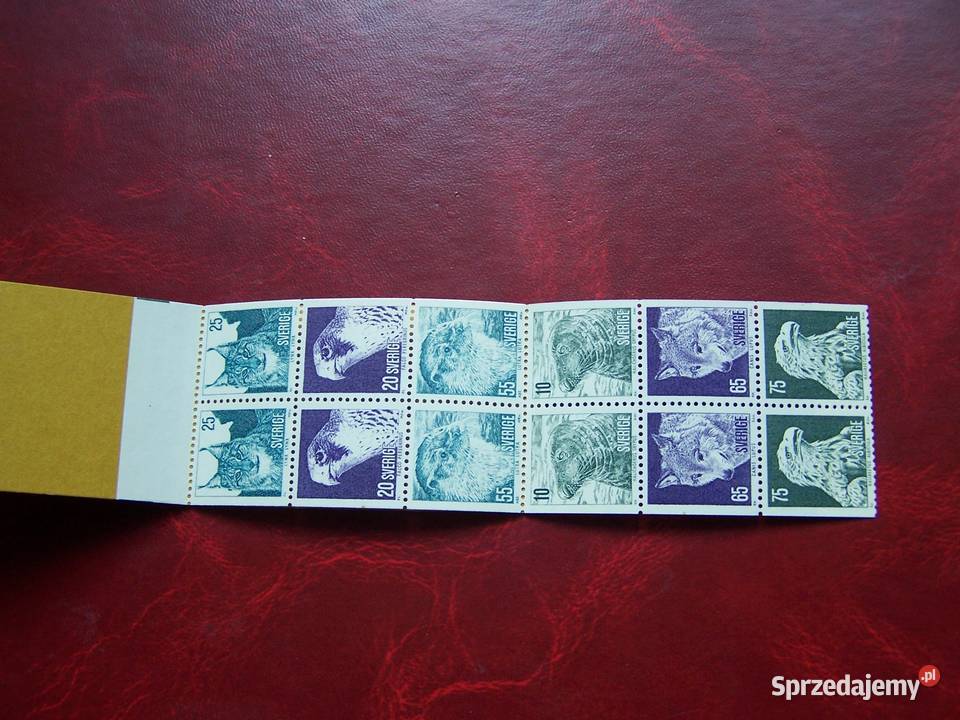 Szwecja 1973 MNH Karnet Fauna Zwierzęta Tychy sprzedam
