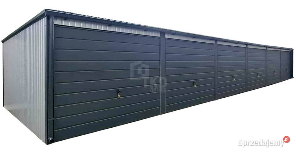 Garaz blaszany 18x5 m brama uchylna x6 dach zachodniopomorskie sprzedam