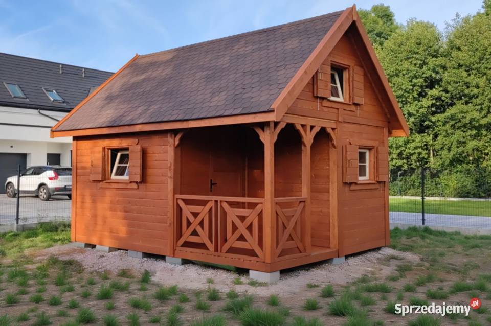 Domek ogrodowy Drewnolandia 500 x 400 Skała